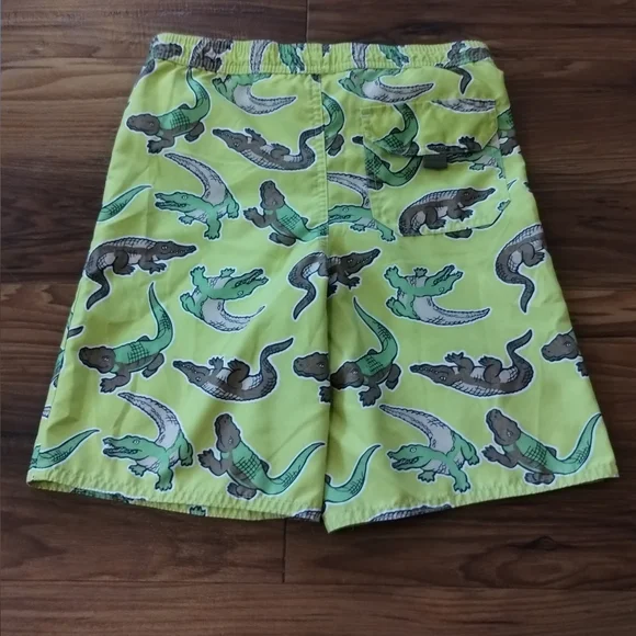 Greendog Alligator crocodile Green Water Board Swimwear Surf Trunks boy size 6 - Picture 3 of 16